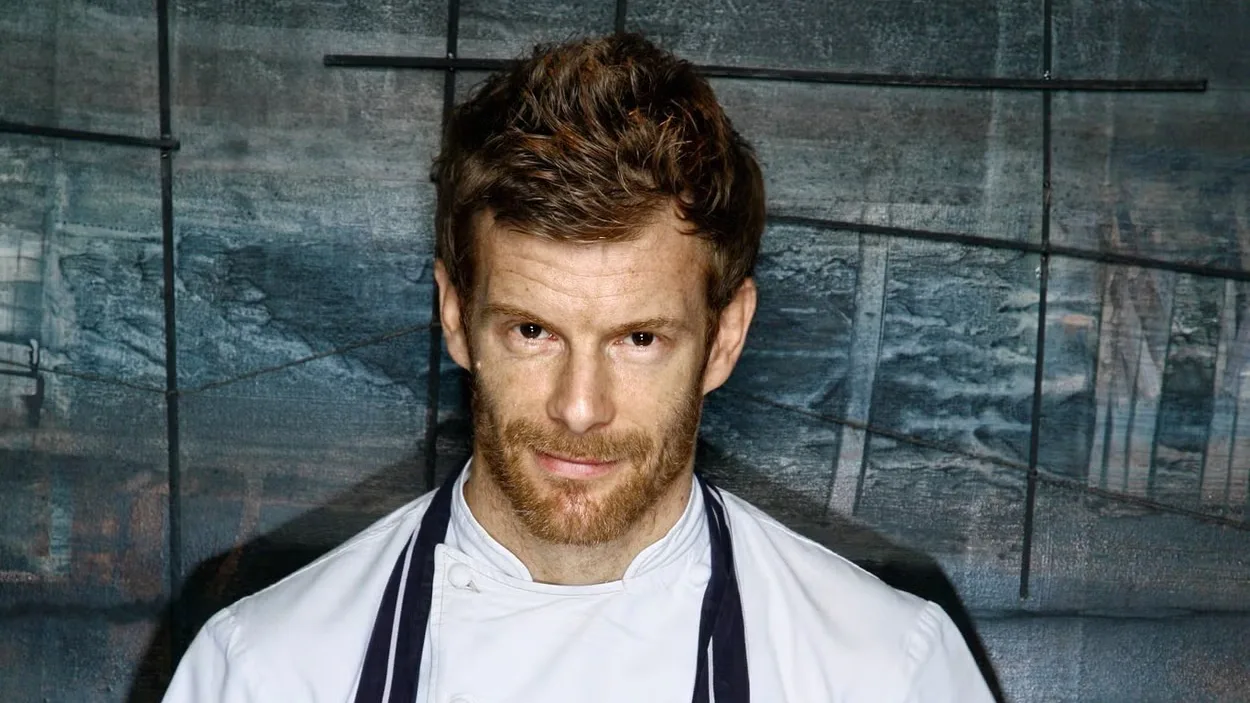 Chef Tom Aikens in his whites